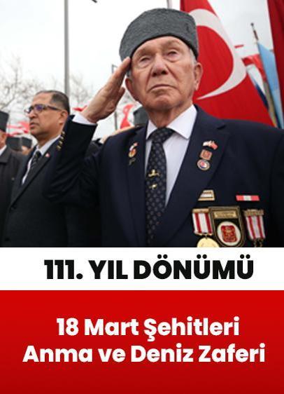 Çanakkale'de Deniz Zaferi'nin 111. yıl dönümü törenleri başladı