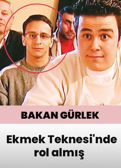 Bakan Gürlek, Ekmek Teknesi'nde rol almış