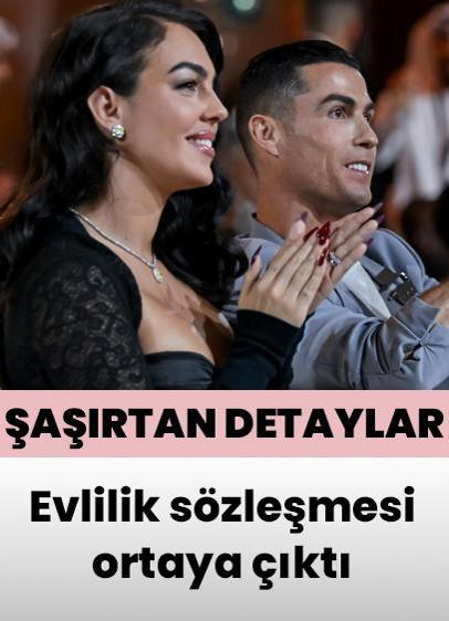 Cristiano Ronaldo ve Georgina Rodriguez'in evlilik sözleşmesinde şaşırtan detaylar