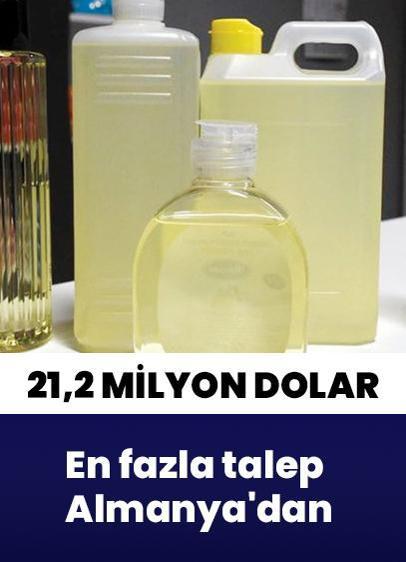 Kolonya ihracatında Almanya ilk sırada