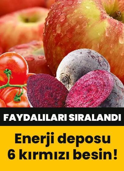 Enerji deposu 6 kırmızı besin! Kan şekerini dengeliyor, güçlü C vitamini içeriyor