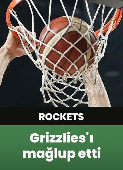 NBA'de Rockets, deplasmanda Grizzlies'ı 119-109 yendi