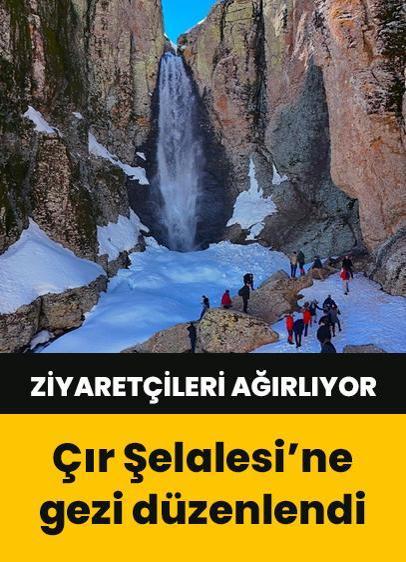 Bingöl'deki Çır Şelalesi ziyaretçilerini ağırlıyor