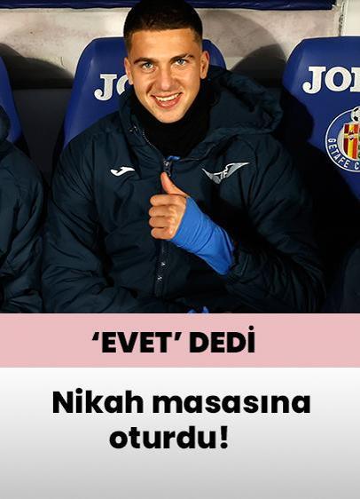 Milli futbolcu Bertuğ Yıldırım nikah masasına oturdu