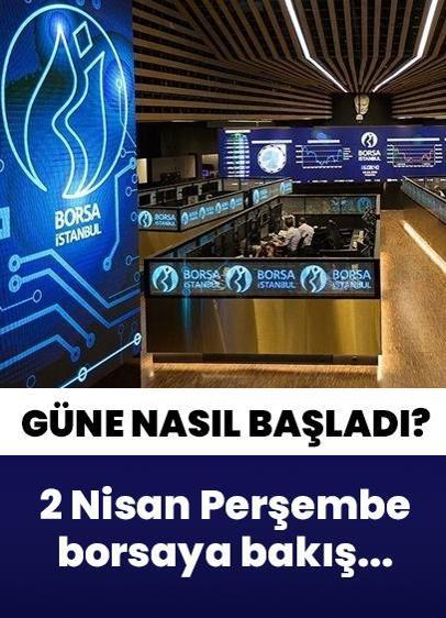 Borsa İstanbul'da BIST 100 endeksi güne 12.836,84 puandan başladı | 2 Nisan Perşembe