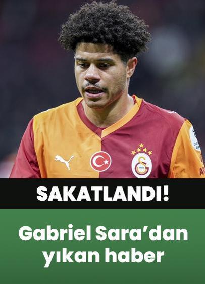 Galatasaraylıları yıkan haber: Gabriel Sara sakatlandı! İşte son durumu
