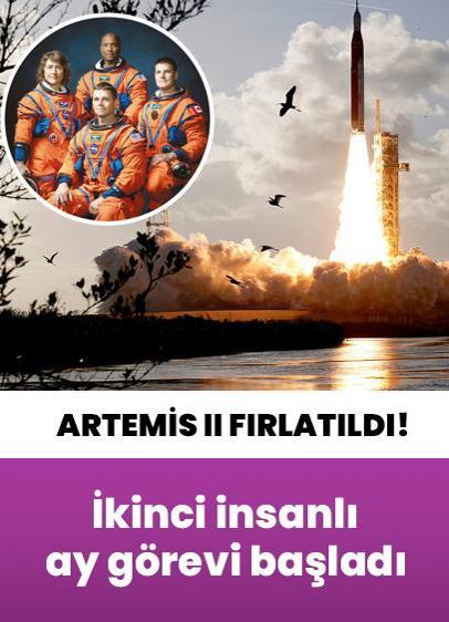 Artemis II fırlatıldı! İkinci insanlı ay görevi başladı