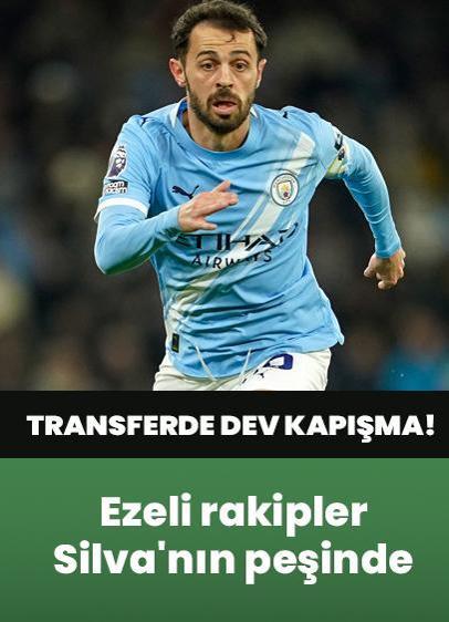 Transferde dev kapışma! Ezeli rakipler Bernardo Silva'nın peşinde
