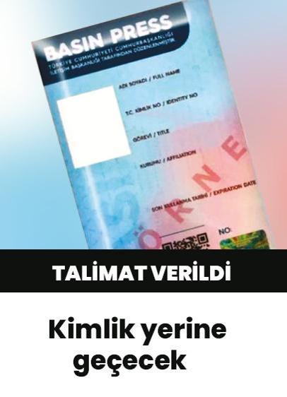 İçişleri Bakanlığı'ndan Emniyet ve Jandarma'ya “Basın kartı” Talimatı