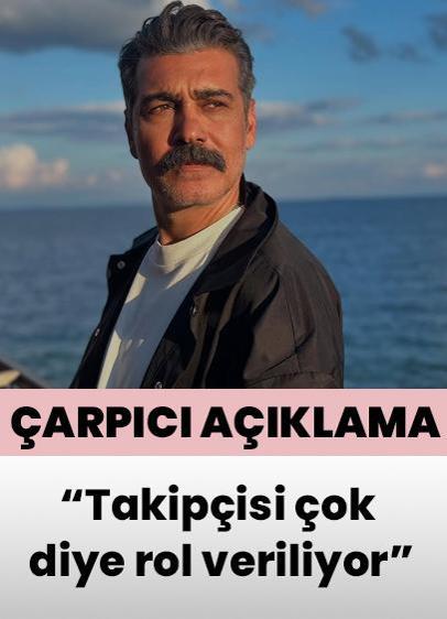 Caner Cindoruk'tan çarpıcı açıklama: Takipçisi çok diye rol veriliyor