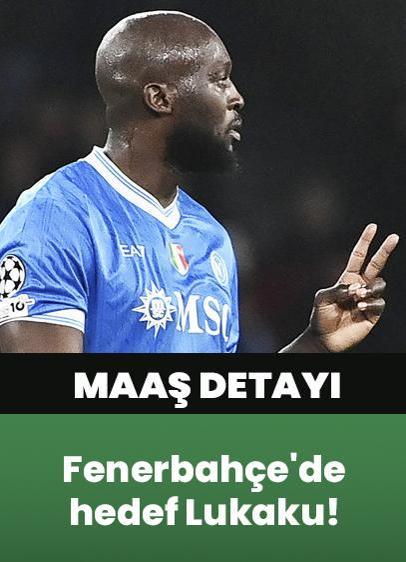 Fenerbahçe'de hedef Lukaku! Transferde maaş detayı