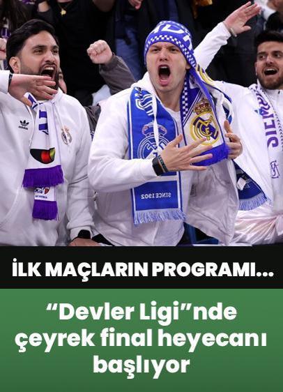 Şampiyonlar Ligi'nde çeyrek final heyecanı başlıyor! "Devler Ligi"nde ilk maçların programı...