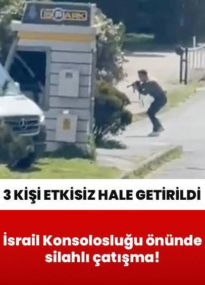 İstanbul'da İsrail Konsolosluğu önünde silahlı çatışma... Sızma girişimi önlendi: 2 polis yaralı, 3 kişi etkisiz hale getirildi