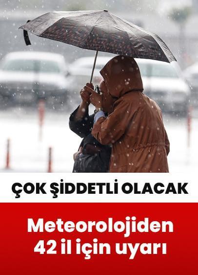 Bugün hava nasıl? Meteorolojiden sağanak uyarısı! Yurdun büyük bölümünde şiddetli olacak