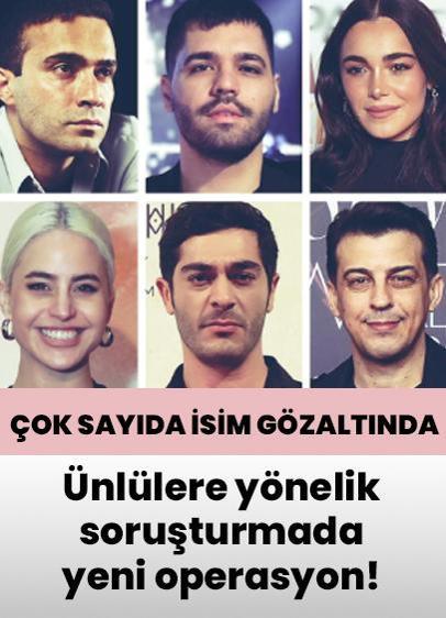 Ünlülere uyuşturucu operasyonu! Hafsanur Sancaktutan, Emir Can İğrek, Büşra Pekin, Mert Demir, Burak Deniz, Somer Sivrioğlu için gözaltı kararı