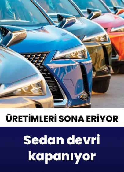 Otomobilde sedan devri kapanıyor