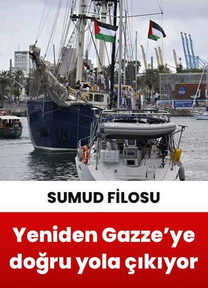 Sumud Filosu yeniden Gazze'ye doğru yola çıkıyor