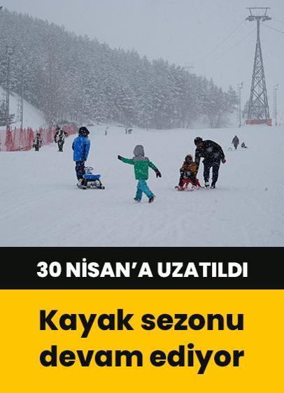 Palandöken'de kayak sezonu 30 Nisan'a kadar uzatıldı