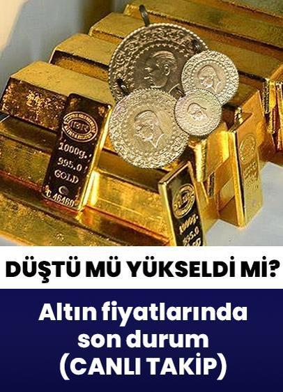 Altında sert düşüş! Bugün altın fiyatları ne kadar? 13 Nisan Pazartesi gram altın, çeyrek altın, yarım altın, cumhuriyet altını kaç lira? Son dakika altın fiyatları