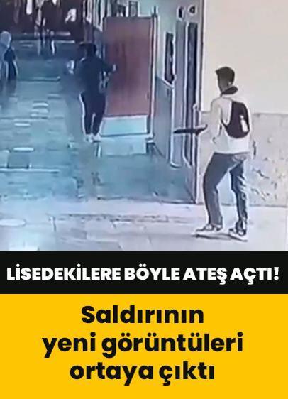 Pompalı saldırgan lisedekilere böyle ateş açtı! Saldırının yeni görüntüleri ortaya çıktı