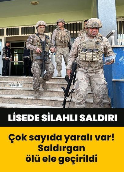 Şanlıurfa'da okula silahlı saldırı: Çoğu öğrenci çok sayıda yaralı var! Saldırgan ölü olarak ele geçirildi