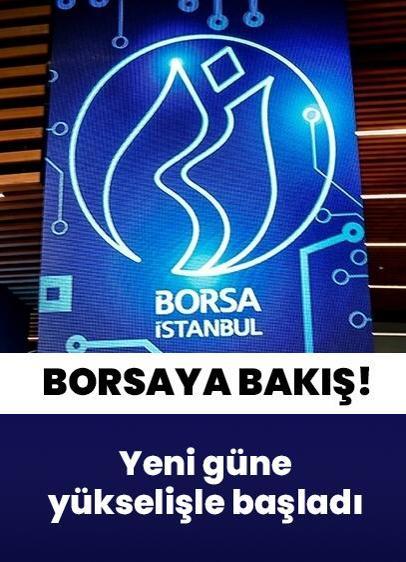 Borsa İstanbul'da BIST 100 endeksi çarşamba gününe yükselişle başladı