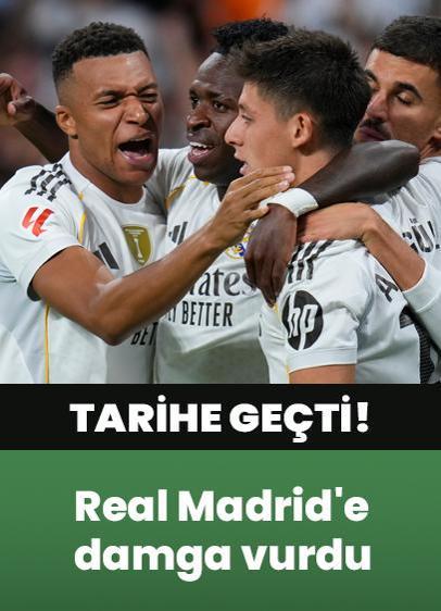 Arda Güler tarihe geçti! Real Madrid'e damga vurdu
