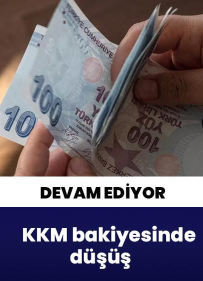KKM bakiyesindeki düşüş devam ediyor