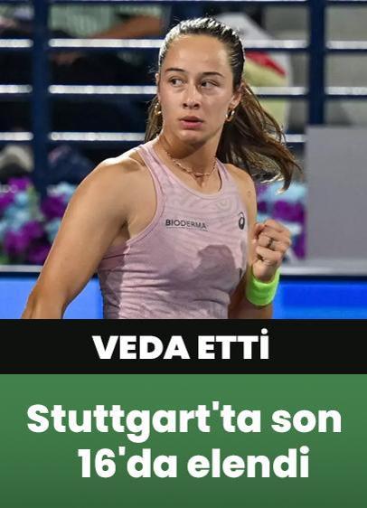 Zeynep Sönmez Stuttgart'ta son 16'da elendi