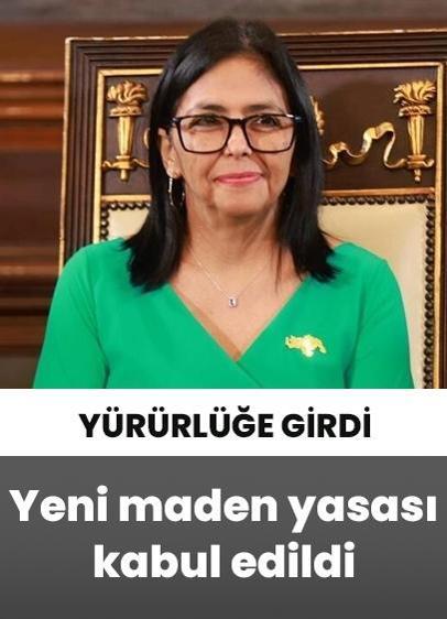 Venezuela'da yeni maden yasası yürürlüğe girdi