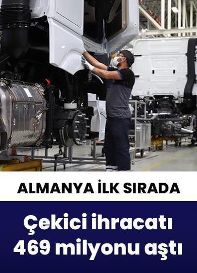 Türkiye'nin çekici ihracatı ilk çeyrekte "tam gaz" devam etti