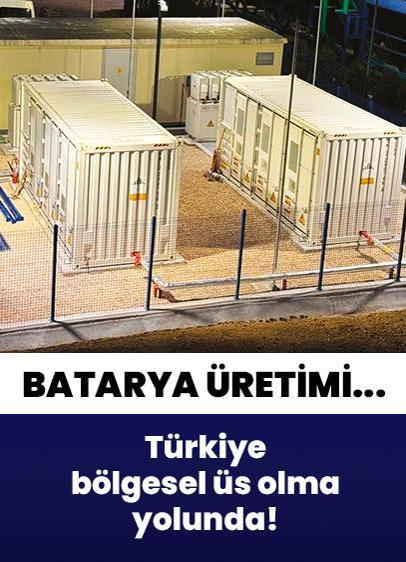 Türkiye batarya üretiminde bölgesel üs olma yolunda