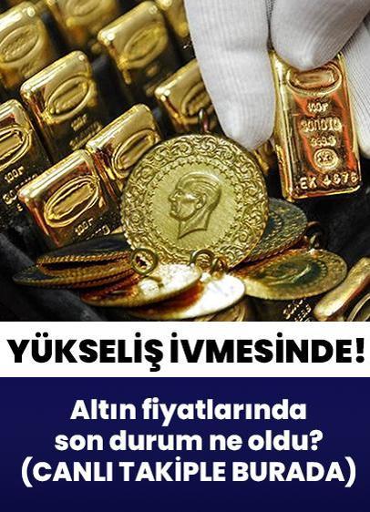 Altın yükseliş ivmesinde! Altın fiyatları ne kadar? 22 Nisan Çarşamba gram altın, çeyrek altın, yarım altın, cumhuriyet altını kaç lira oldu? Son dakika altın fiyatları canlı takip