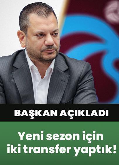Ertuğrul Doğan: İki transfer gerçekleştirdik