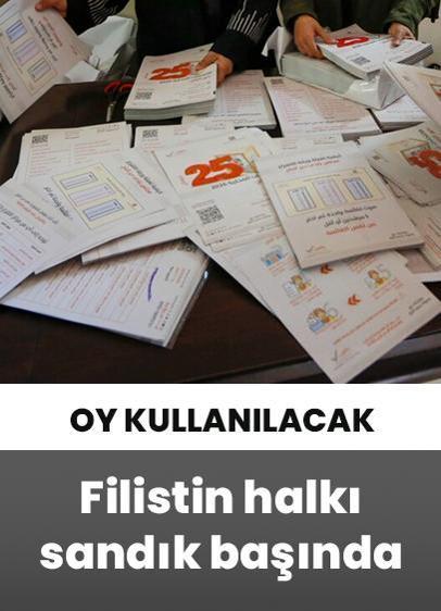 Filistin'de 2026 yerel seçimleri için oy verme işlemi başladı