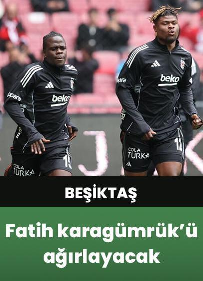 Beşiktaş, Süper Lig'de yarın Fatih Karagümrük'ü ağırlayacak