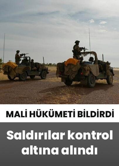 Mali'deki saldırılar kontrol altına alındı