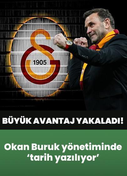 Galatasaray şampiyonluk yolunda büyük avantaj yakaladı! "Cimbom" Okan Buruk yönetiminde resmen tarih yazıyor