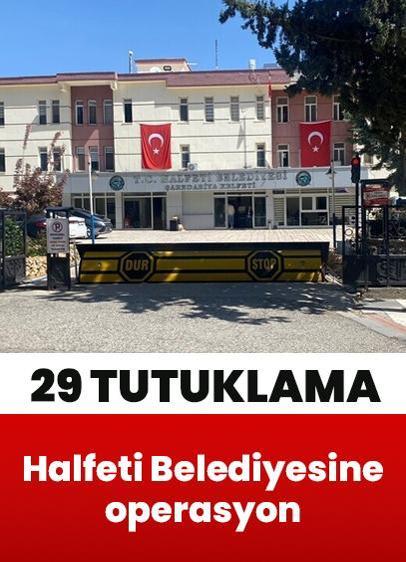 Halfeti Belediyesine operasyon: 29 tutuklama