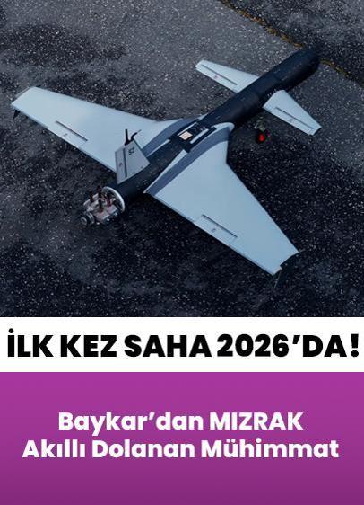 Baykar'dan MIZRAK Akıllı Dolanan Mühimmat! İlk kez SAHA 2026'da vitrine çıkacak