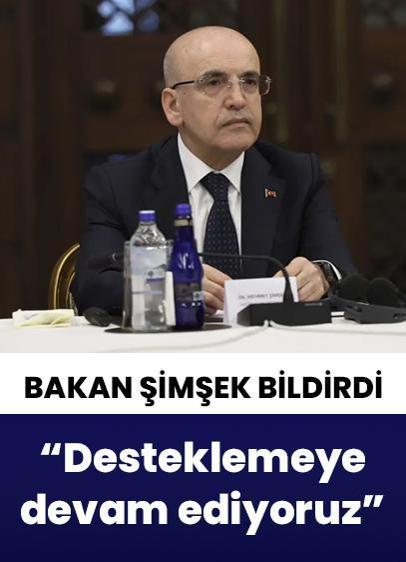 Bakan Şimşek, dış ticaret verilerini değerlendirdi: Desteklemeye devam ediyoruz