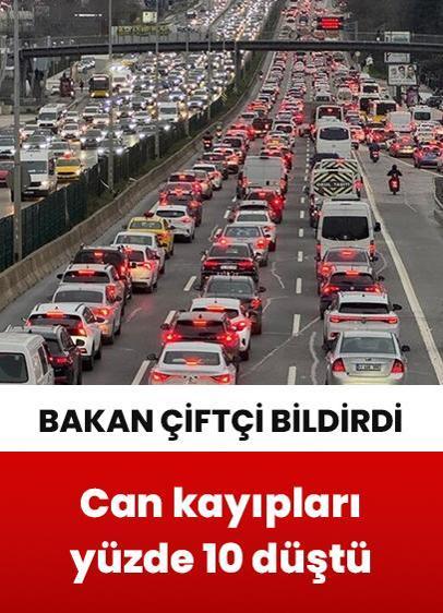 Bakan Çiftçi, 2026'nın ilk 4 ayına ilişkin trafik verilerini açıkladı