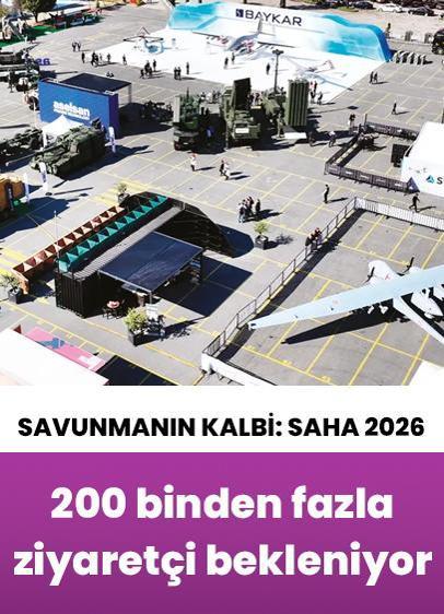 Savunmanın kalbi SAHA 2026'da atacak