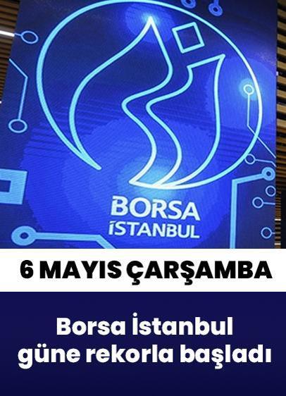 Borsa İstanbul'da BIST 100 endeksi yeni güne rekor seviyeden başladı