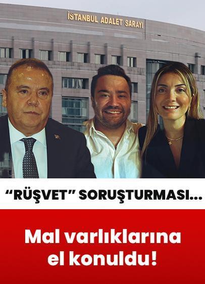 "Rüşvet" soruşturması kapsamında Muhittin Böcek ile oğlu ve gelininin mal varlıklarına el konuldu