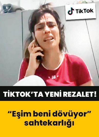 TikTok'ta yeni rezalet! "Eşim beni dövüyor" sahtekarlığı