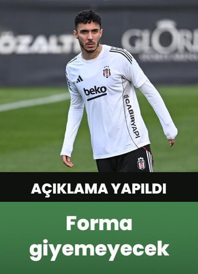 Emirhan Topçu, Beşiktaş-Trabzonspor maçında forma giyemeyecek