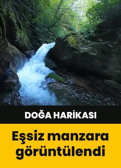 İstanbul'un yanı başındaki doğa harikası! Eşsiz manzara böyle görüntülendi