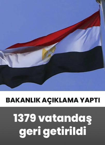 Mısır, Libya'da tutulan 1379 vatandaşını ülkeye geri getirdi