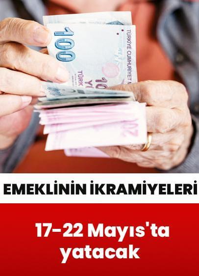 Emeklinin ikramiyeleri 17-22 Mayıs'ta yatacak